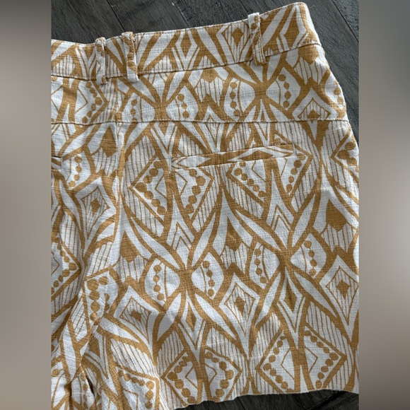 Anthropologie | Elevenses Tiled Tide Shorts, size 10. - Picture 7 of 11